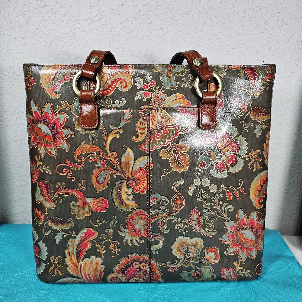 Patricia Nash Luna Tote - Vintage Italian Floral Paisley